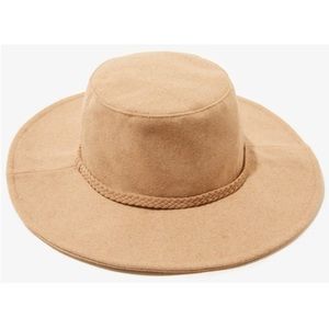 NWT ASN Harper Hat Wool Blend Floppy Soft Hat in Oatmeal - One Size